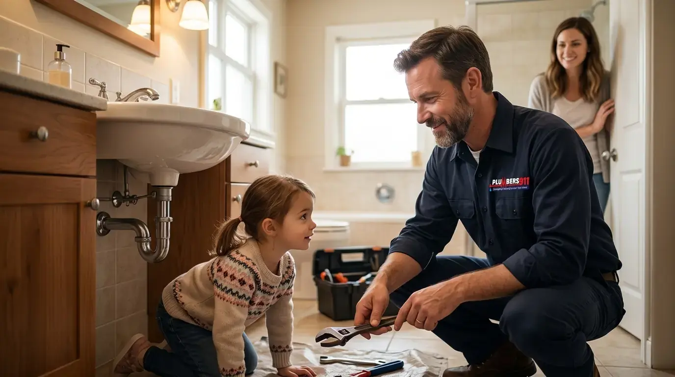 Licensed plumber at work in Oak Brook, IL